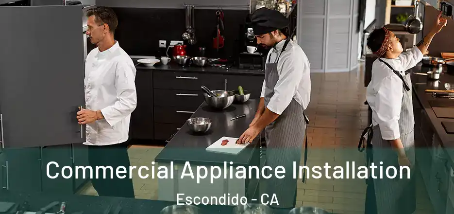 Commercial Appliance Installation Escondido - CA