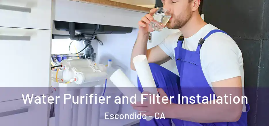 Water Purifier and Filter Installation Escondido - CA